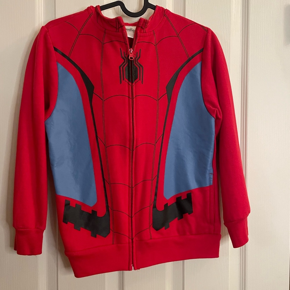 Marvel Red and Blue Spider-Themed Kids Jacket